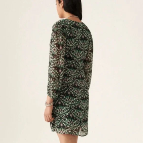 NWT $350 ba&sh Robe Fanny dress size S - Picture 2 of 6